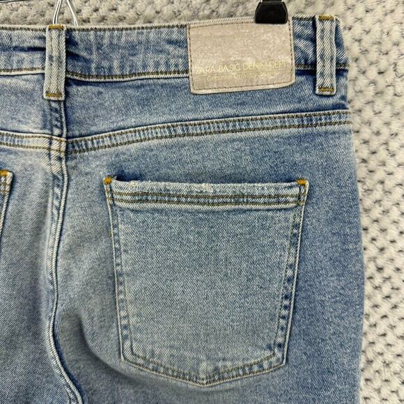 Zara Jeans Women US8 Blue Light Wash Denim Skinny High Rise Stretch - Picture 9 of 14